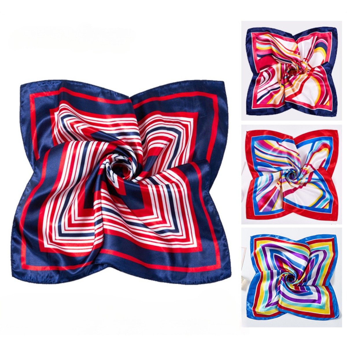 Scarf Silk Square - 50*50 см квадратные шелковые шарфы, шарф,