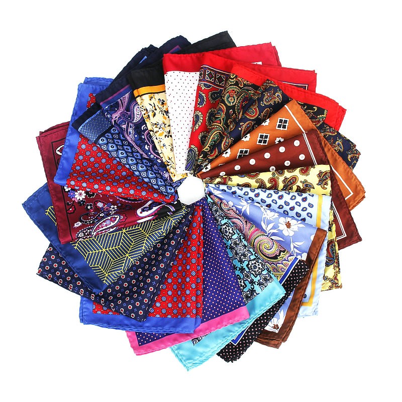 Pocket Square Set - Носовой платок мужской в горошек, 32X32