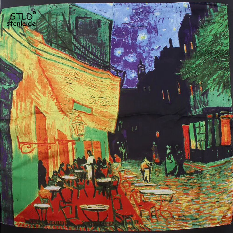 Шарф женский шифоновый с принт – обзор и цена Scarf Silk Square