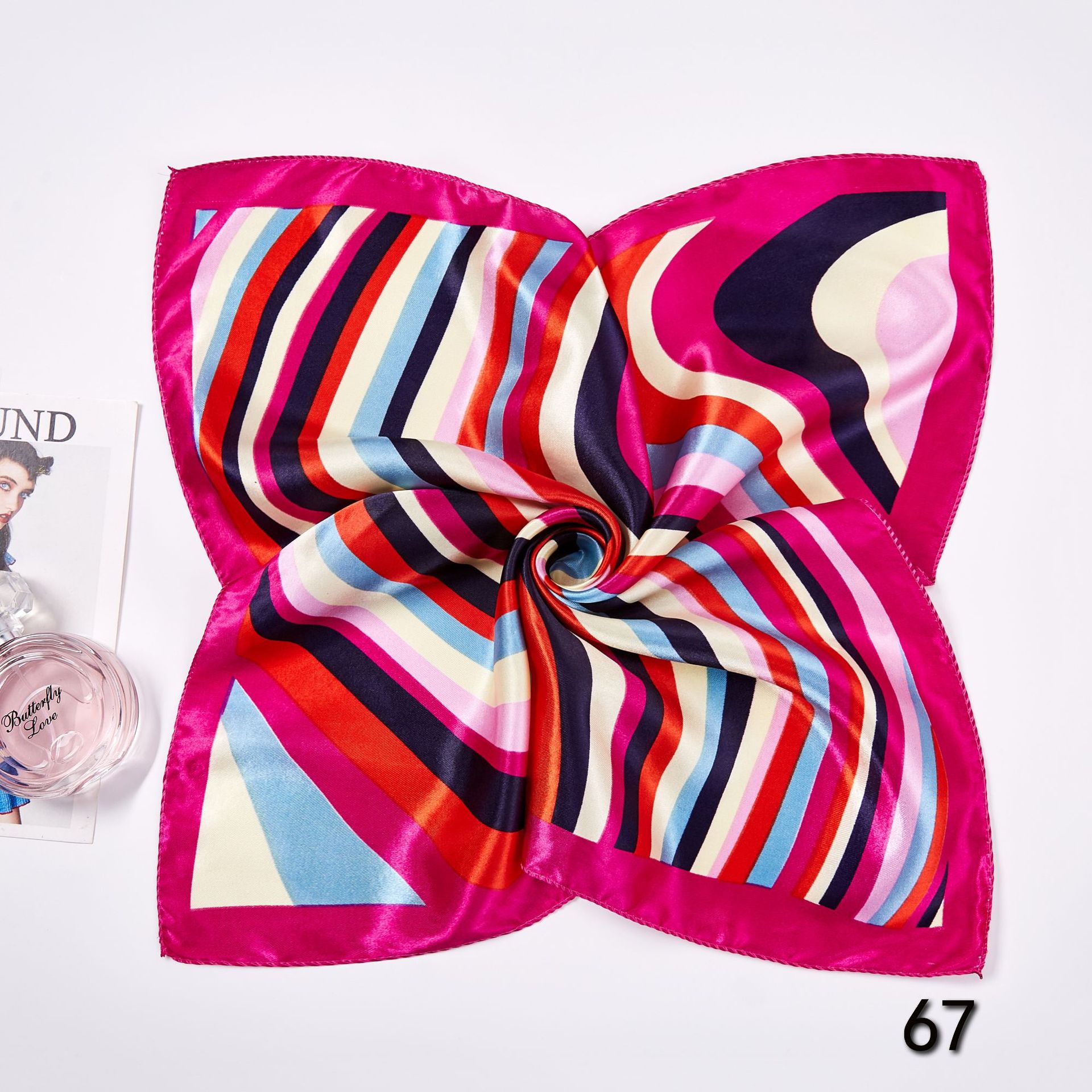 50*50 см квадратные шелковые ш – обзор и цена Scarf Silk Square