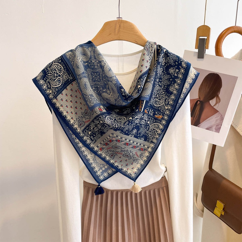 Женский квадратный шарф с бахр – обзор и цена Bandana Cotton