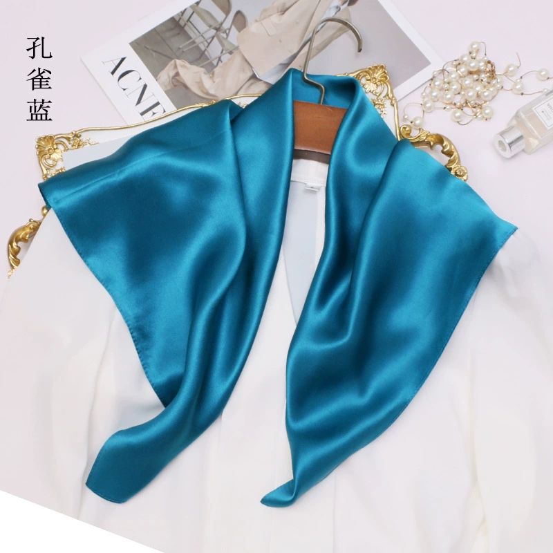 Весенне-летний однотонный шелк – обзор и цена Scarf Silk Square